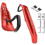 Slydog Attack 7" Lava Red Skis W/9" Shaper Bar Complete Kit Polaris Pro-ride. Fixed Price $499.54.