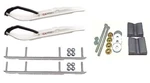 C&a Pro White Xt Snowmobile Skis W/ 9" Shaper Bars Complete Kit Arctic Cat. Fixed Price $616.97.