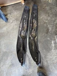 Usi Snowmobile Skis Black Project Sx Runners Carbide Polaris Skidoo Arctic Cat. Fixed Price $275.00.