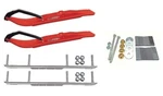 C&a Pro Red Xt Snowmobile Skis W/ 6" Shaper Bars Complete Kit Yamaha Old Phazer. Fixed Price $537.39.