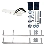C&a Pro White Xpt Snowmobile Skis W/ 9" Shaper Bars Complete Kit Arctic Cat. Fixed Price $618.30.