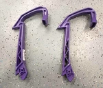 Oem Arctic Cat Snowmobile Purple Ski Loops Handles Saddleless 8639-047. Fixed Price $59.95.