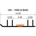 Woodys Trail Blazer Iv 6" Carbide Runners For 4-bolt Usi Skis (tsi4-1040). Fixed Price $130.81.