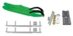 C&a Pro Green Xcs Snowmobile Skis W/ 9" Shaper Bars Complete Kit Arctic Cat. Fixed Price $542.81.