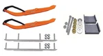 C&a Pro Orange Mtx Snowmobile Skis W/ 9" Shaper Bars Complete Kit Ski-doo. Fixed Price $590.95.
