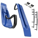 Slydog Powder Hound 8" Voo Doo Blue Skis W/10" Round Bar Complete Kit Ski-doo. Fixed Price $441.71.