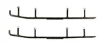 Bottom Line 4" Carbides For Ski-doo Fits 1997-2005 Models With Plastic Flex Skis. Fixed Price $59.95.