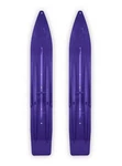 Pair Of Purple Slydog Powder Hound 7" Snowmobile Skis. Fixed Price $238.00.
