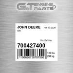 700427400 Ski Fits John Deere (surplus Open Box). Fixed Price $300.73.
