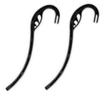 Black Slydog Isr Race Legal Ski Loops (pair). Fixed Price $22.50.