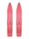 Pair Of Pink Slydog Powder Hound 7" Snowmobile Skis. Fixed Price $238.00.
