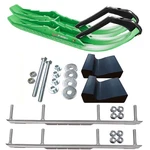 C&a Pro Green Tmx Snowmobile Skis W/ 7.5" Shaper Bars Complete Kit 2017-2020. Fixed Price $526.40.