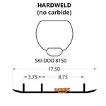 Woodys Top-stock Hard Surface Bar Carbide Runners For 1997-1998 Ski-doo Mach 1. Fixed Price $73.26.