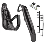 Slydog Attack 7" Black Skis W/4" Round Bar Complete Kit Yamaha Phazer/fx Nytro. Fixed Price $475.07.