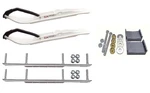 C&a Pro White Xt Snowmobile Skis W/ 7.5" Shaper Bars Complete Kit Ski-doo. Fixed Price $615.86.