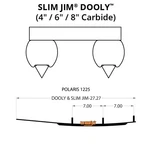 Woodys Dooly Carbide Wear Rods-4in. For 2007-2008 Polaris Fst Iq Cruiser. Fixed Price $128.75.