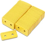 Woodys Two-hole Double Grand Digger Support Plates - Yellow Adg-3800-48. Fixed Price $185.26.