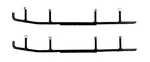 Bottom Line 6" Carbides For Ski-doo Fits 1997-2005 Models With Plastic Flex Skis. Fixed Price $72.95.