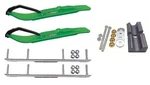 C&a Pro Green Xt Snowmobile Skis W/ 4.5" Shaper Bars Complete Kit Yamaha. Fixed Price $523.63.