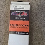 4" Double Down Snowmobile Ski Carbides (pair)- Arctic Cat Rd5704. Fixed Price $75.00.