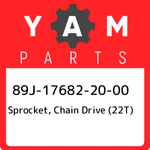 89j-17682-20-00 Yamaha Sprocket, Chain Drive (22t) 89j176822000, New Genuine Oem. Fixed Price $70.67.