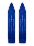 Pair Of Blue Slydog Powder Hound 8" Snowmobile Skis. Fixed Price $242.04.