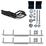 C&a Pro Black Tmx Snowmobile Skis W/ 9" Shaper Bars Complete Kit Polaris 2012+. Fixed Price $567.46.