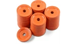 Woodys Arg-3805-48 Round Grand Digger Support Plates 48/pk Orange. Fixed Price $81.06.