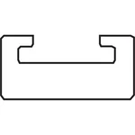 Blue Replacement Slide -uhmw-profile 16- L 52.375" - For Yamaha 1652362-01-07+8. Fixed Price $35.82.