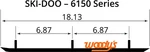 Woody's Tsd4-6150 Wear Bar - Trail Blazer Iv Flat-top 6" 60 Ski-doo. Fixed Price $178.98.