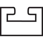 Kimpex Graphite Slide - Profile 2 Length 53.75" 04-190. Fixed Price $41.93.