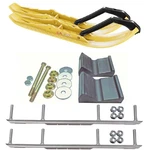 C&a Pro Yellow Tmx Snowmobile Skis W/ 9" Shaper Bars Complete Kit 2012+. Fixed Price $590.95.