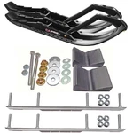 C&a Pro Black Tmx Snowmobile Skis W/ 9" Shaper Bars Complete Kit Ski-doo. Fixed Price $509.49.