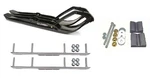 C&a Pro Black Xpt Snowmobile Skis W/ 4.5" Shaper Bars Complete Kit Arctic Cat. Fixed Price $463.20.