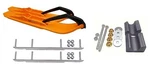 C&a Pro Orange Xcs Snowmobile Skis W/ 9" Shaper Bars Complete Kit Yamaha. Fixed Price $520.76.