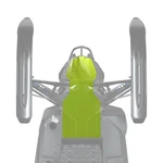 Polaris Matryx Sentry Skid Plate, Neon, For Snowmobile Models - 2884816-801. Fixed Price $199.99.