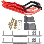 C&a Pro Red Tmx Snowmobile Skis W/ 4.5" Shaper Bars Complete Kit Polaris. Fixed Price $488.29.