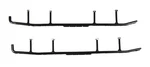 Bottom Line 4" Carbides For Yamaha Many 2001-2022 Phazer, Apex, Venture, Rx1. Fixed Price $59.95.