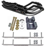 C&a Pro Black Tmx Snowmobile Skis W/ 6" Shaper Bars Complete Kit Arctic Cat. Fixed Price $497.33.