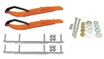 C&a Pro Orange Xt Snowmobile Skis W/ 9" Shaper Bars Complete Kit Ski-doo. Fixed Price $608.95.