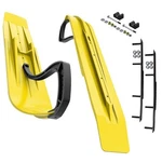 Slydog Powder Hound 7" Sunburst Yellow Skis W/8" Round Bar Complete Kit Arctic. Fixed Price $415.15.