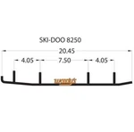 Woodys - Esd3-8250 Trail Blazer Iv Flat-top Carbide Runners Wear Bar 16-72441. Fixed Price $127.16.